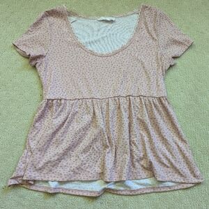 Cutesie pink floral top